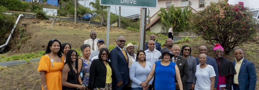 Athniel C. "Addie" Ottley road naming ceremony