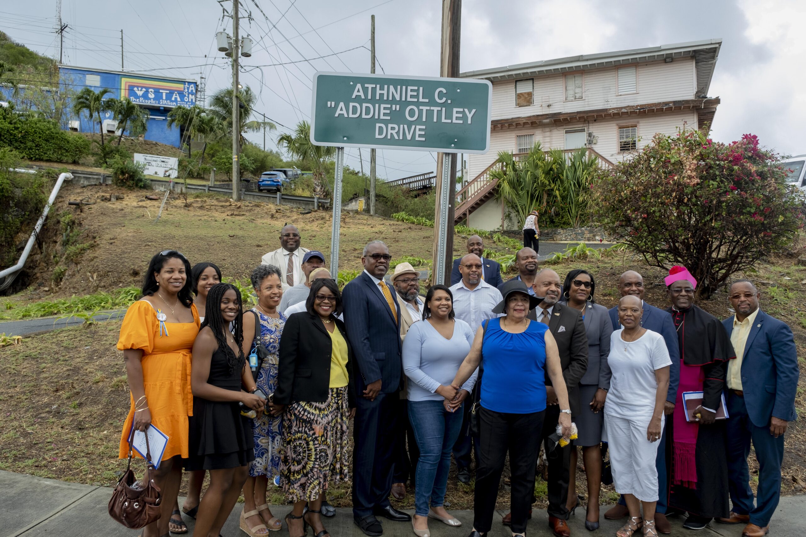 Athniel C. "Addie" Ottley road naming ceremony