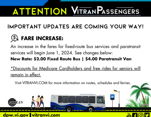 VITRAN FARE INCREASE